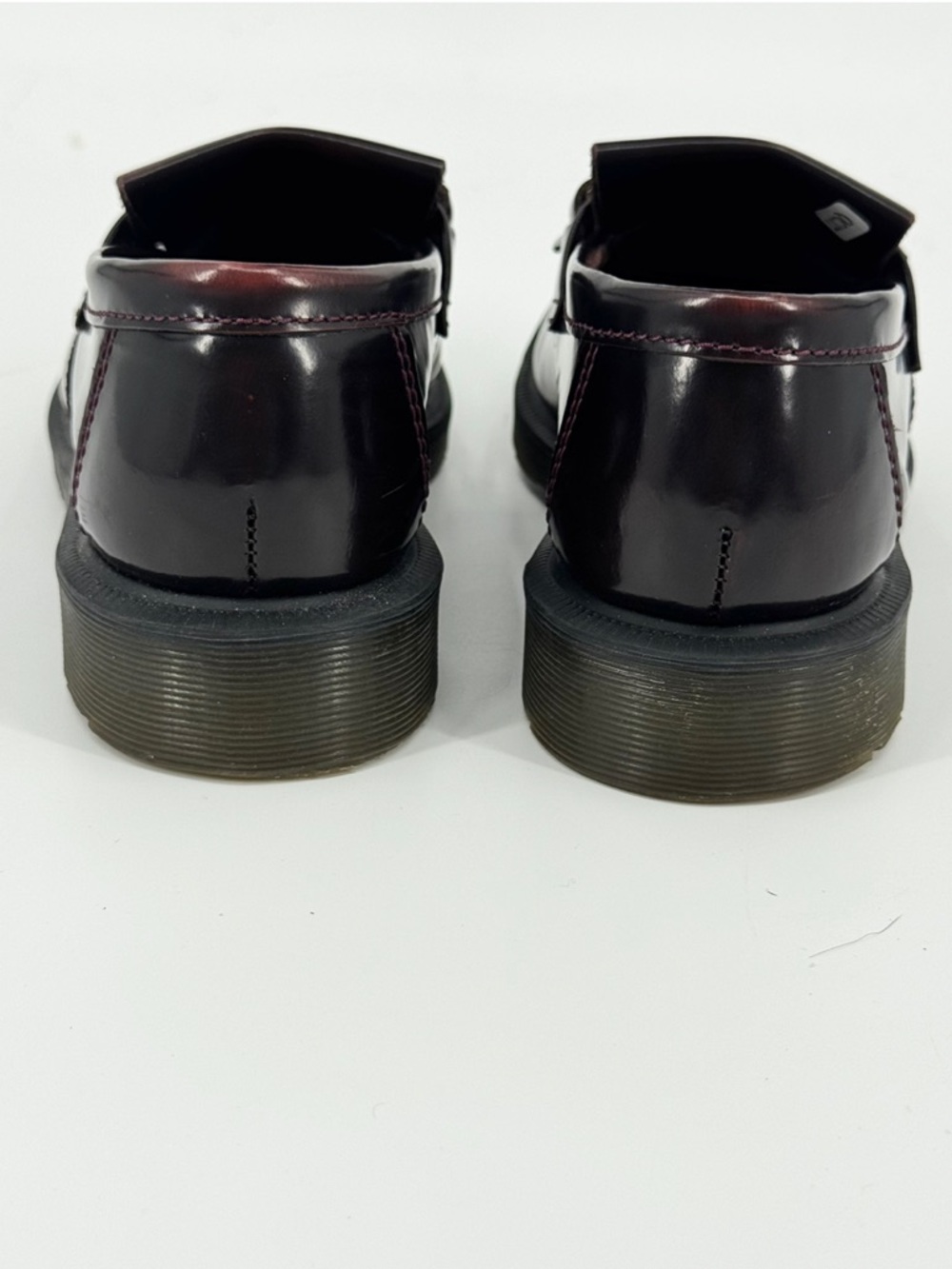 Dr. Martens Adrian Snaffle Loafers Cherry Red Size 8 - Picture 5 of 7